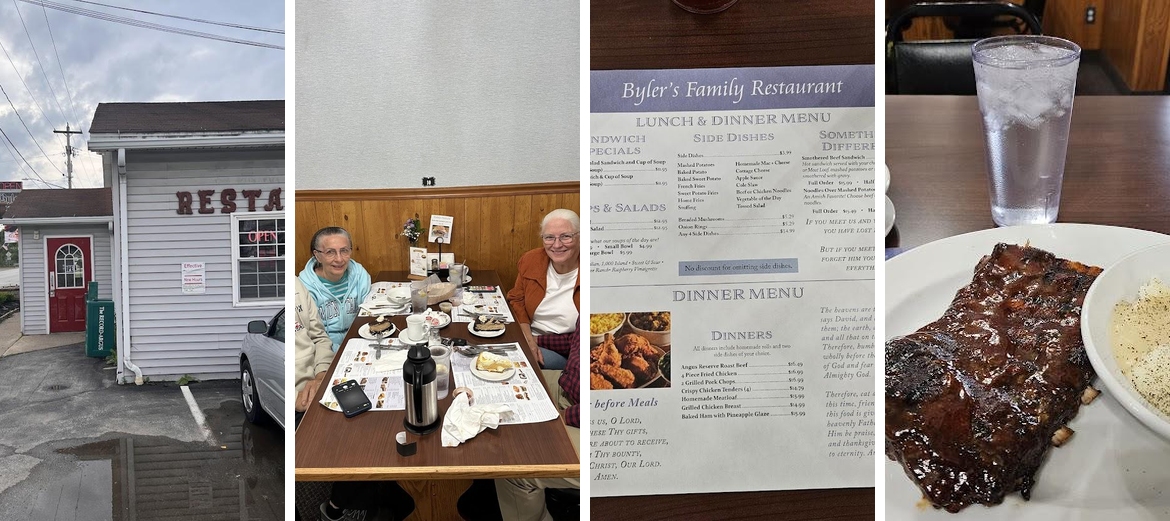 Byler`s Family Restaurant Menu